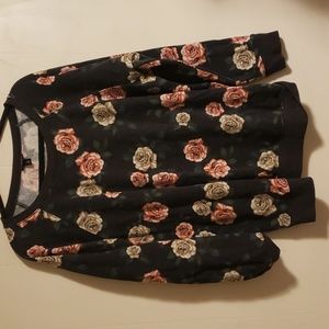 Torrid Floral Design Sweatshirt